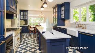 2018 Blue Kitchen Decoration Ideas