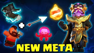 NEW META | Fireball + Gient arrow | Root rider valkyrie Attack strategy! | clash of clan