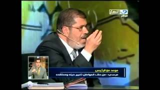 محمد مرسي المرتد عن الاسلام لا يقام عليه الحد ومن حق المسلم تغيير دينه ومن حق النصارى بناء الكنائس