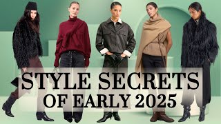 Style secrets of early 2025. Fashionable tricks.