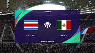 PES 2021 | Costa Rica vs Mexico - International Friendly | Full Gameplay