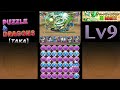 【パズドラ実況】第23回チャレンジダンジョン！lv9 青ソニアpt ノーコン【taka】