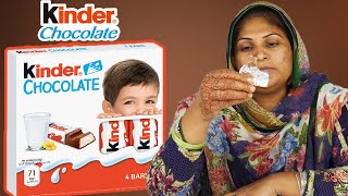 Tribal Moms Try Kinder Chocolate