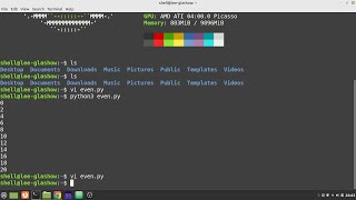Sorting the even numbers in python. #4..