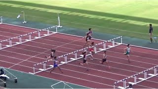 2019山口県中学秋季体育大会 女子100mH決勝