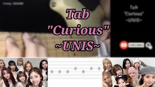 UNIS - Curious Electric Guitar Cover [With TAB]