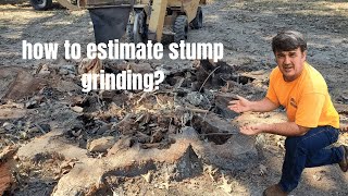 How to estimate Stump Grinding?