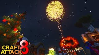 FEUERWERK in Craft Attack! Raketen aus DIAMANTEN craften! - Minecraft Craft Attack 8 #156