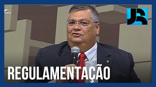 No Senado, ministro Flávio Dino defende que Congresso regule as plataformas digitais