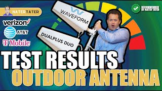 ✅Test Results! Waveform's New 5G DualPlus Duo! T-Mobile AT\u0026T Verizon- MIMO Outdoor Cellular Antenna