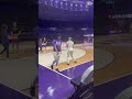 #HaileyVanLith & #MikaylahWilliams get shots up pregame for #LSU vs #Auburn #geauxtigers #wareagle