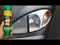 Using Bug Spray to Clean Headlights (WARNING!!!)