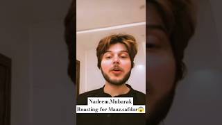 NadeemMubarak Live on Instagram 😲 || Maaz.Safdar ko Dhamki di || 😱#nadeem #mazsafder #shortsviral