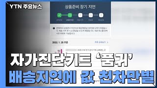 자가검사키트, 배송 지연에 가격 천차만별...사재기 엄정 대응 / YTN