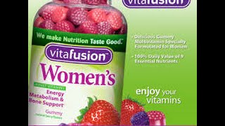 Vita Fusion women's adult vitamins REVIEW...