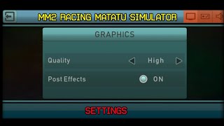 mm2 racing matatu simulator settings