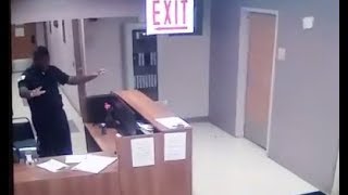 Security Officer Capture Ghost On CCTV Camera While At Work. September 22, 2018