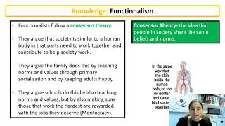 GCSE Sociology - CD 7 - Functionalism and Crime