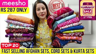 👉Meesho Must Have Kurti/Kurta Set/Afghan Kurta Set/Cord Set/Anarkali Kurti Haul Starting 287 #meesho