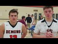 burlington basketball safar halbach speak after wiaa playoff victory