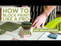 How to Block Print Like a Pro | Like a Pro | HGTV Handmade