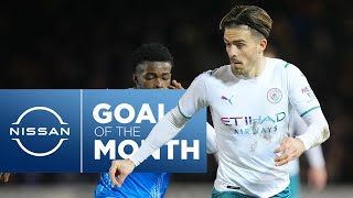 MARCH GOALS OF THE MONTH | 21/22 | Grealish, Mahrez, Weir & KDB!