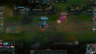 Gragas Vs Xayah Troll Kill