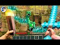 Minecraft in Real Life POV - CREEPER CASTLE in Realistic Minecraft RTX Texture Pack 創世神第一人稱真人版