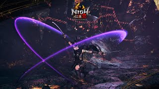 인왕2 이도 풍신 열십자 (심부 요리미쓰 완승) | Nioh 2 Dual Swords Depth Minamoto no Yorimitsu No Damage