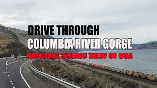 COLUMBIA RIVER GORGE BEAUTIFUL NATIONAL SCENIC VIEW OF USA | HD VIDEO