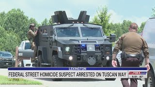 Lexington homicide suspect arrested on Tuscan Way