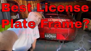 My Silicone License Plate Frame - Review Of Rightcar Solutions Silicone License Plate Frame