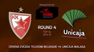 Highlights: Crvena Zvezda Telekom Belgrade-Uncaja Malaga