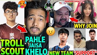 GODLIKE new player confirm 🥵 SCOUT Reply on old Gameplay 😱 Spower new team confirm|GOLDY Bhai reply