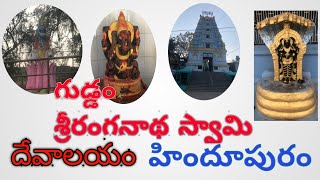 గుడ్డం శ్రీరంగనాథస్వామి ఆలయం -  || Guddam ShreerRanganaatha Swamy Temple - Hindi put || Hindupur