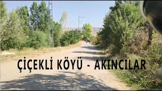 Çiçekli Köyü -Akıncılar arası hızlı seyahat