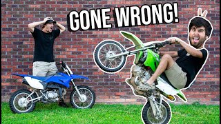 EPIC Pit Bike Tag ENDS HORRIBLY! Hundreds of ANTS BITE ME!