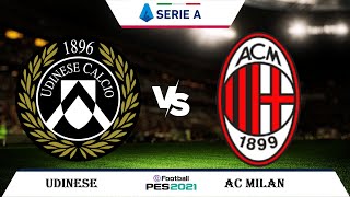 🔴 Udinese vs AC Milan | Italian Serie A 2022/23 | eFootball PES Realistic Simulation
