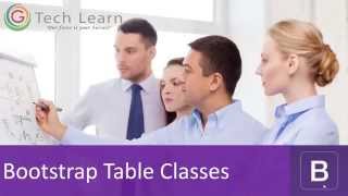 #2 Bootstrap Table Classes