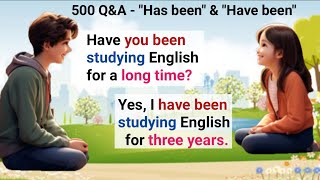 English Speaking Practice | Present Perfect Progressive Tense | English Conversation Practice