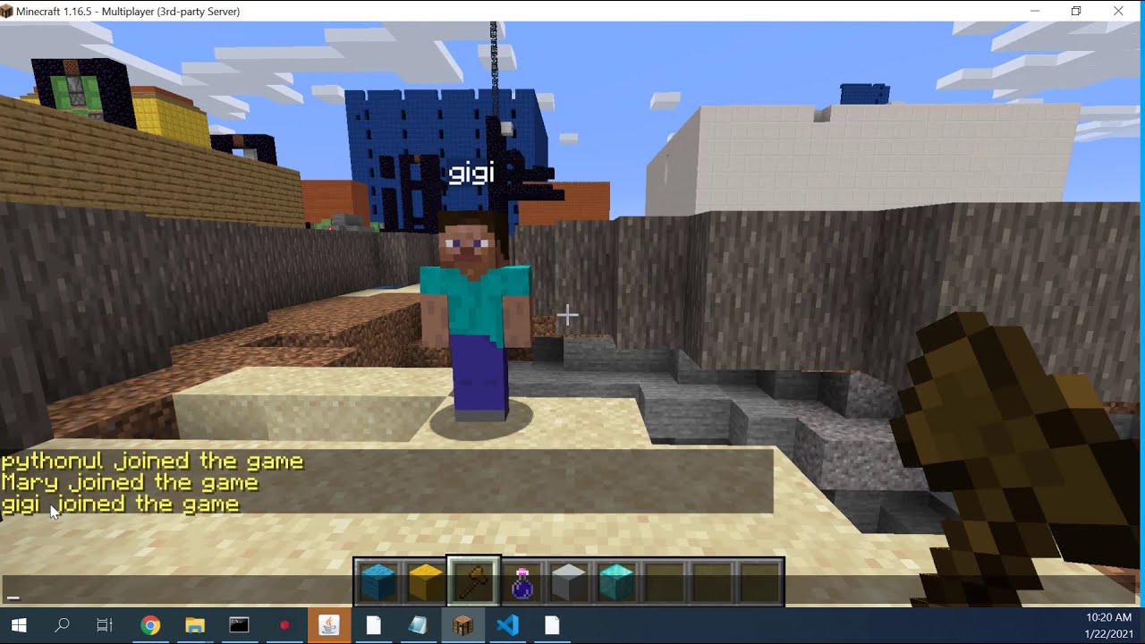 Minecraft Coding Bot Creation Youtube