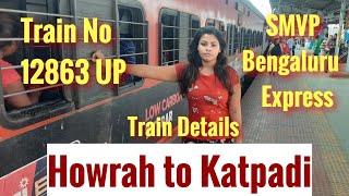 Howrah to Katpadi Train Journey || Howra to Katpadi || CMC Hospital || Vellore ||