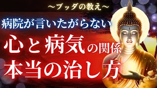 【ブッダの教え】[生涯大切！]心と病気の関係。病に隠れた意味と本当の治し方とは