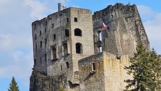 Hrad Likava day out.36 meters tall, Almost 700 year old hilltop fortress,  plus a cave and forest 🇸🇰