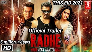 Radhe Movie Trailler Radhe Movie official Trailler In Hindi #radhe #trending #hindi Salman khan Film