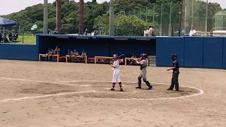 2017.07.22 熊本宇城ボーイズ 硬式野球 中学部 公式戦 in 鹿児島 中川拓海くんのバッティング②！ 鹿児島大隅ボーイズさんと♪