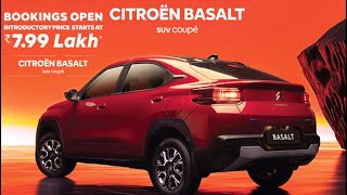 Citroën Basalt: A Stylish Coupe SUV