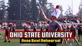 The Ohio State Marching Band - Rose Bowl Rehearsal