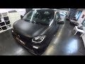 Un Smart Fortwo de Blanco a Negro Mate Terminator? Car Wrapping by Pronto Rotulo