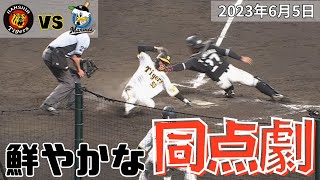 代打「島田海吏」打って走って大活躍！見ごたえたっぷりの同点劇をどうぞ！　#サンテレビボックス席